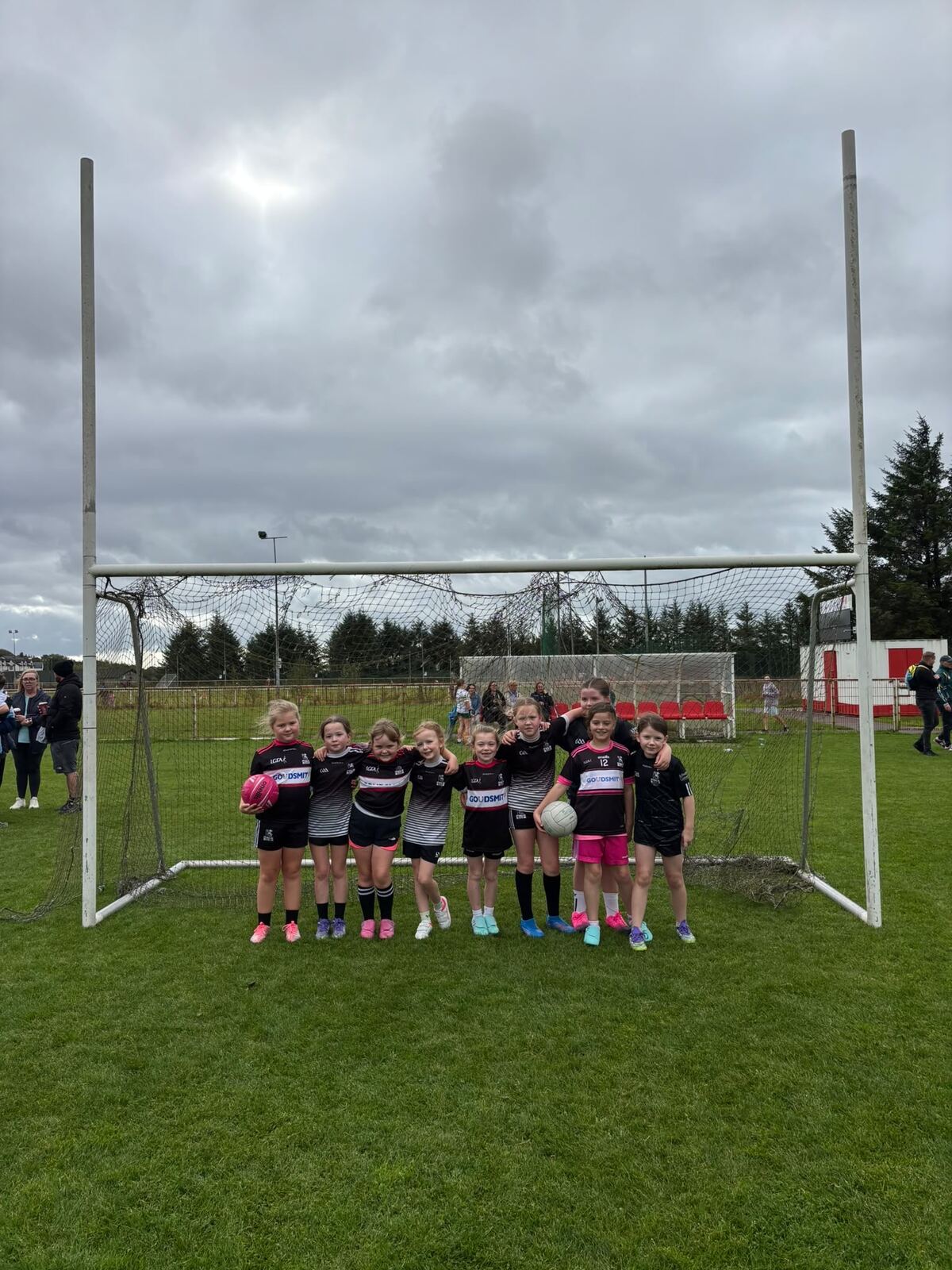 St Agnes U8 girls football team at Lámh Dhearg on 12 September 2026